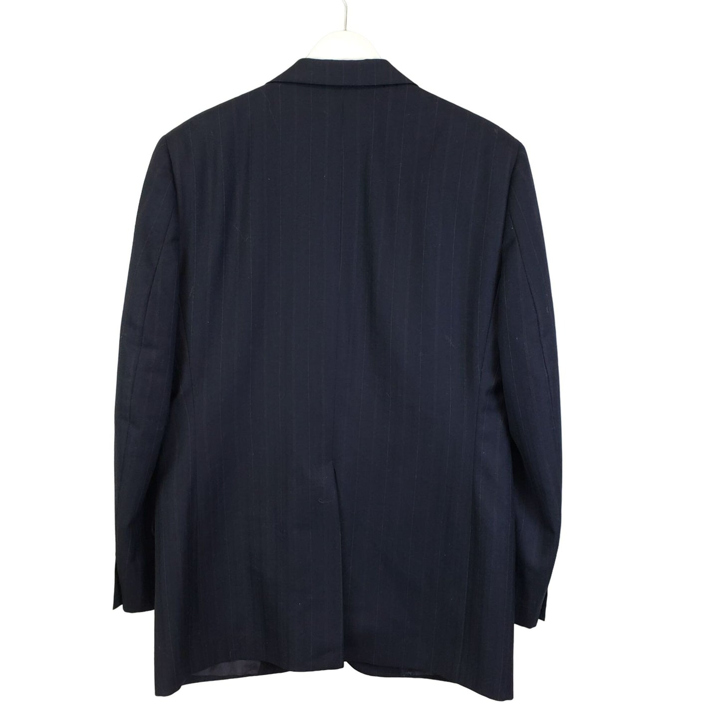 Burberry's Wool Pinstripe Two Button Blazer Jacket Size 43R Large (est)