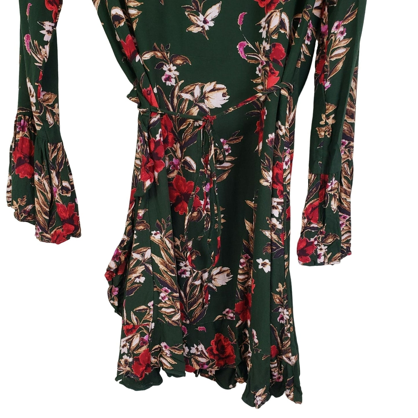 Urban Outfitters Pins & Needles Floral Wrap Dress Size Medium