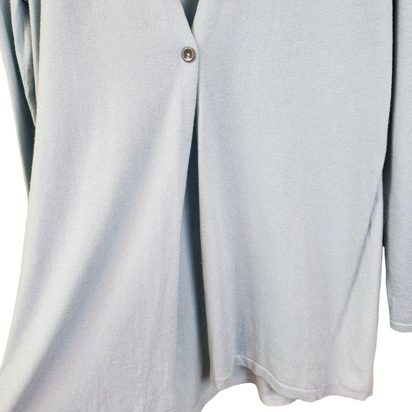 J. Jill Wool Blend One Button Cardigan Sweater Size Medium