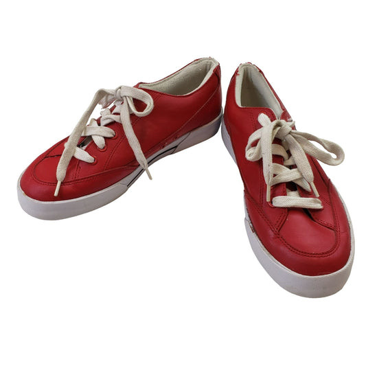 Polo by Ralph Lauren Red Leather Sneakers Size 9.5 D