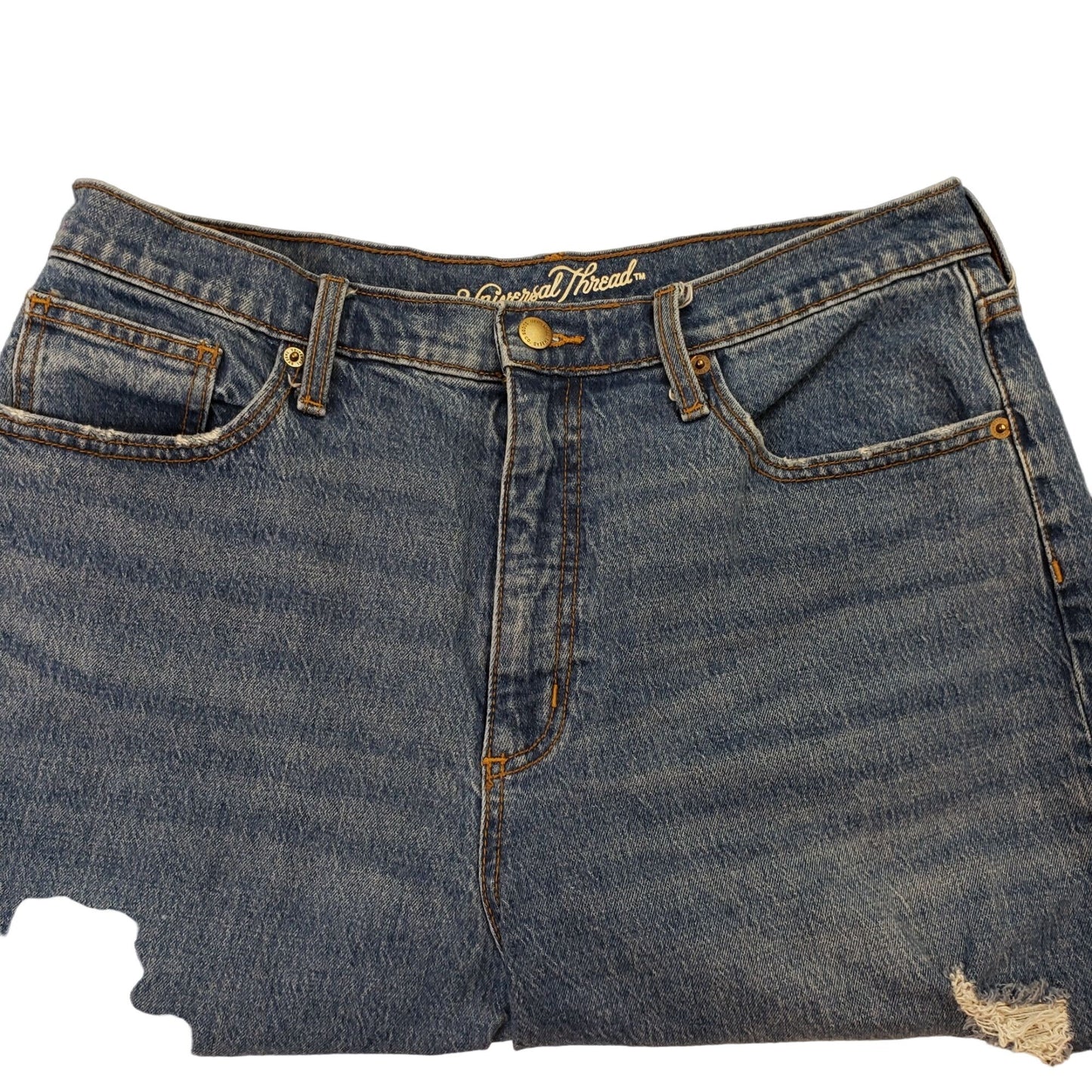 Universal Thread Vintage Straight Distressed Jeans Size 14