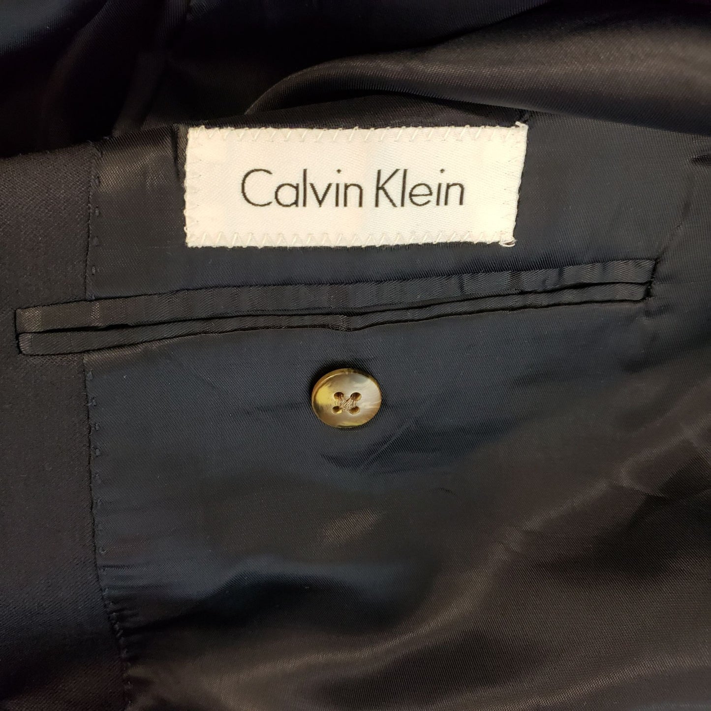 Calvin Klein 100% Wool 2- Button Suit Jacket