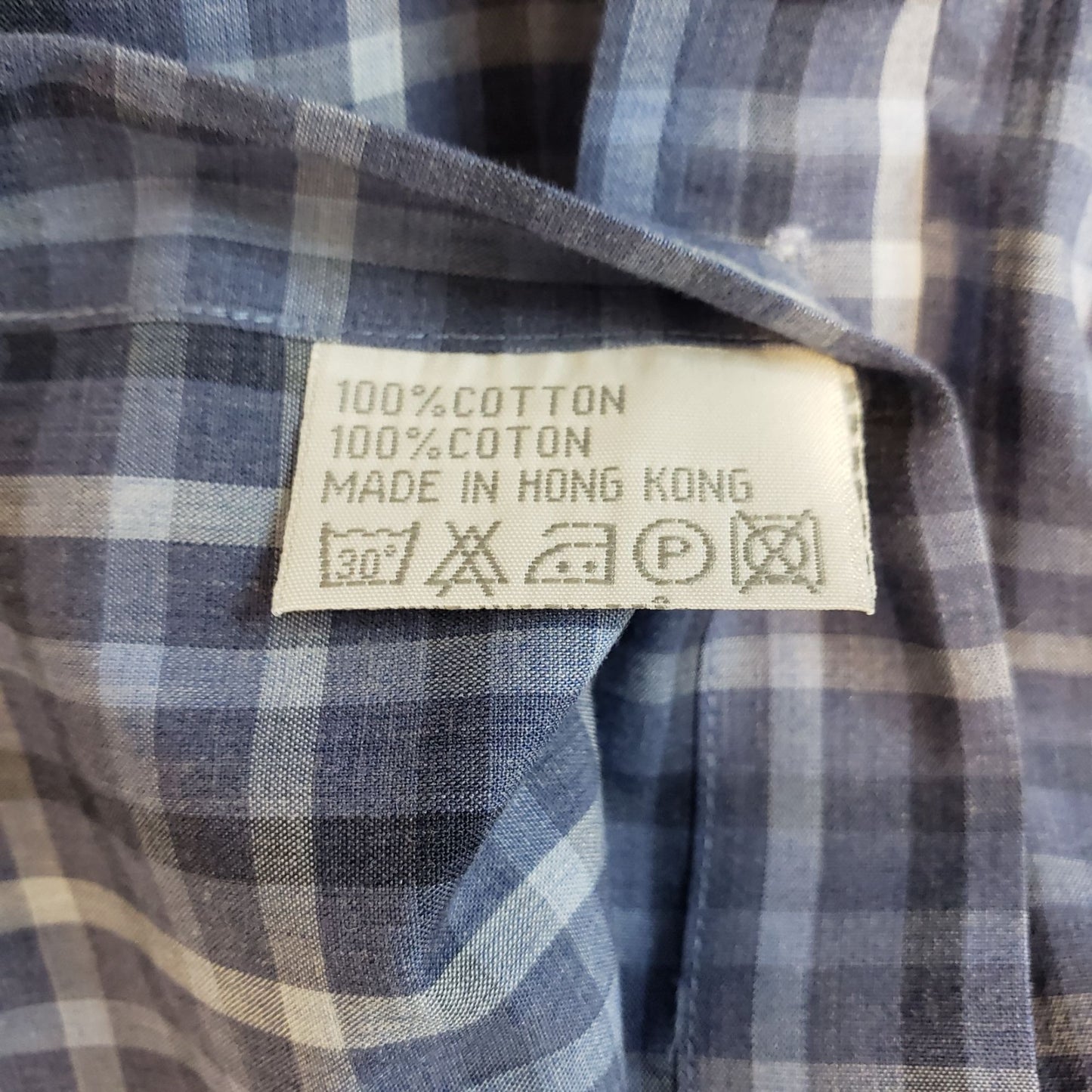 Maxwell's Plaid Button Down Shirt Size Large (est)