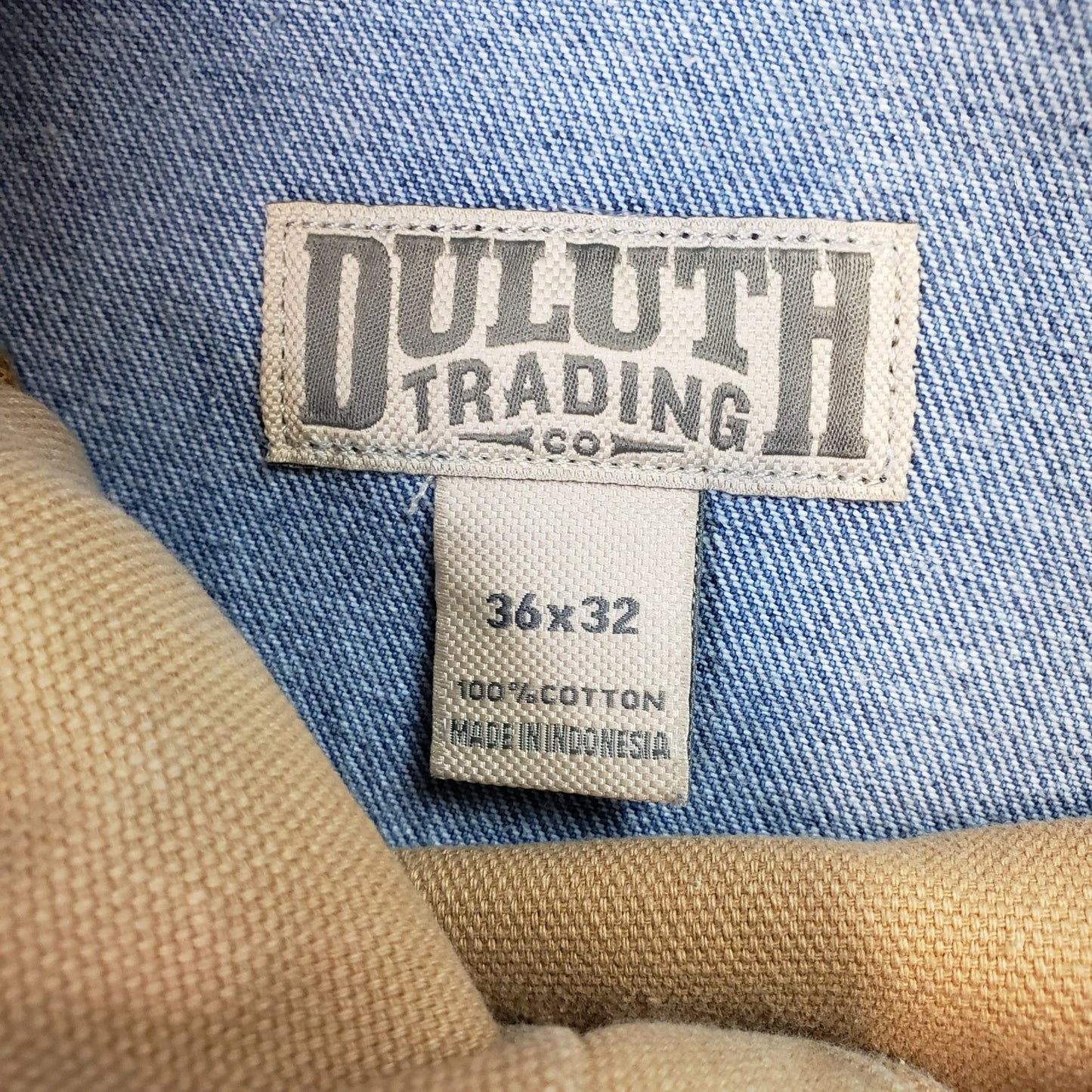 Duluth Trading Company Light Wash Straight Leg Jeans Size 36x32