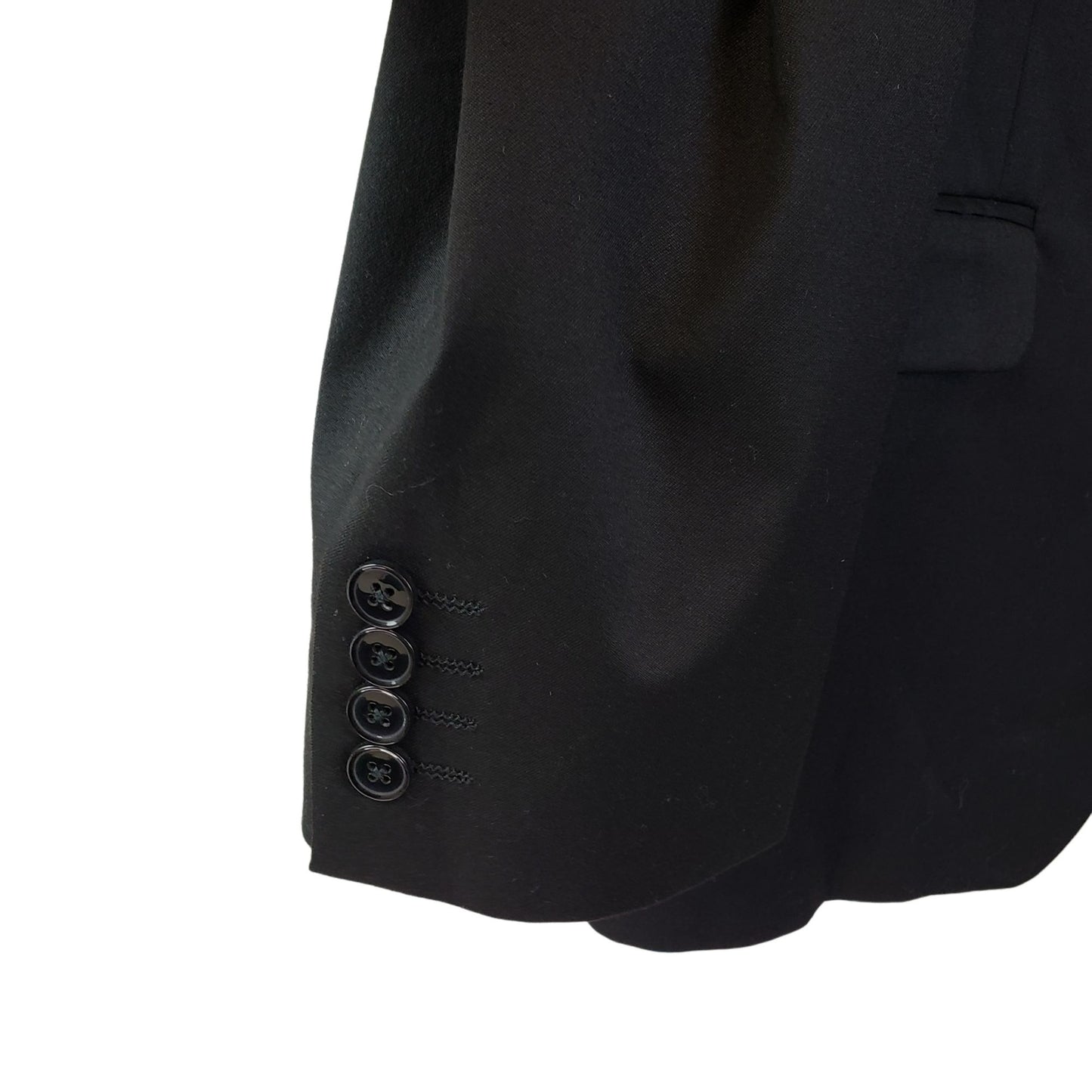 Alfani Slim Fit 2 Button Black Suit Sport Jacket Size 46R