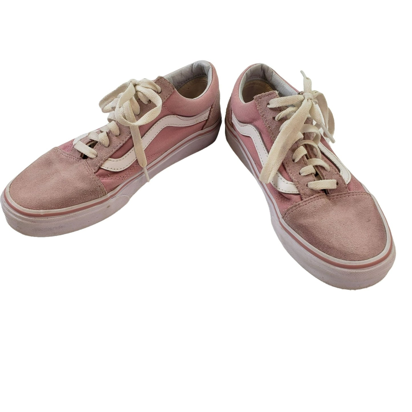 Vans Old Skool Pink Suede Trim Sneakers