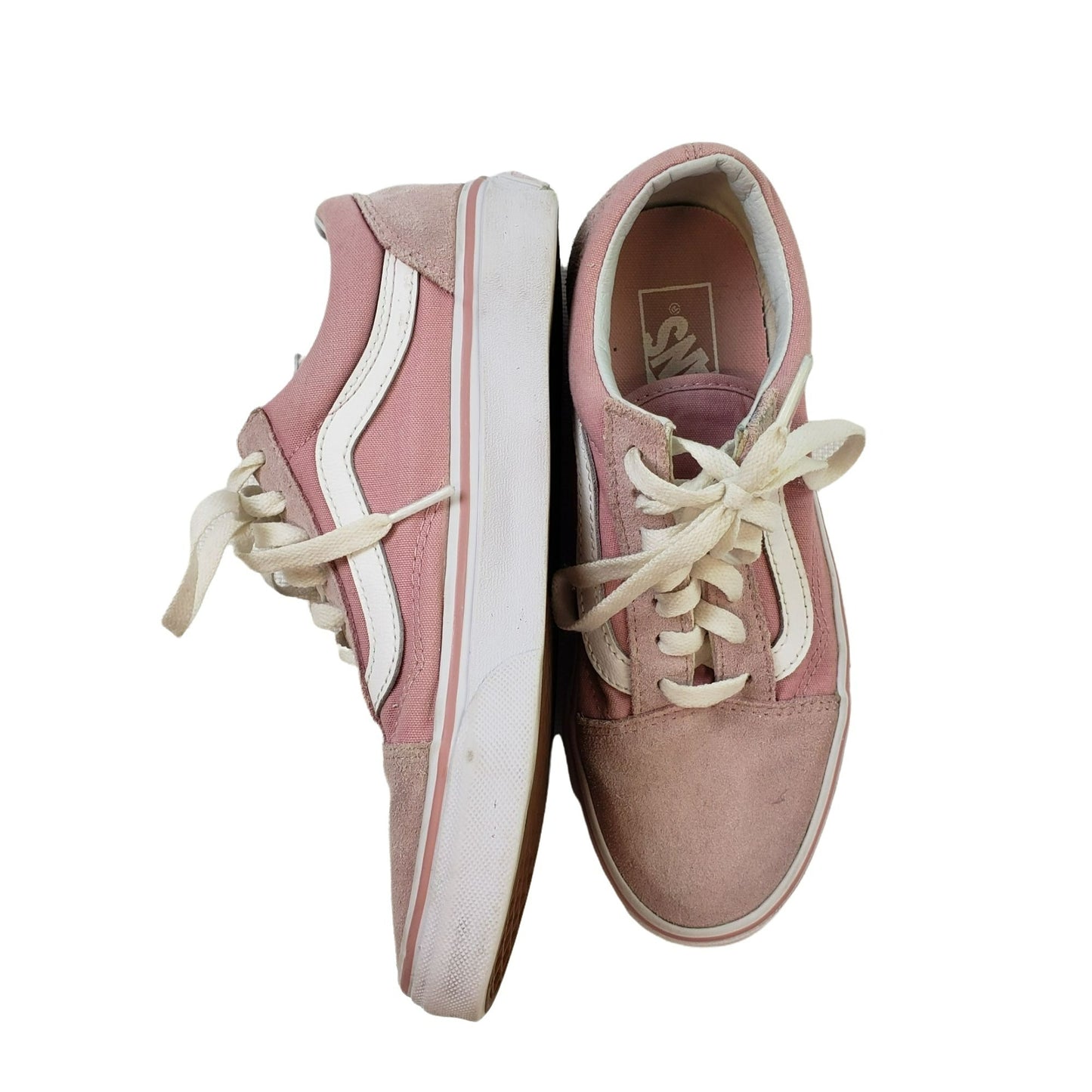 Vans Old Skool Pink Suede Trim Sneakers