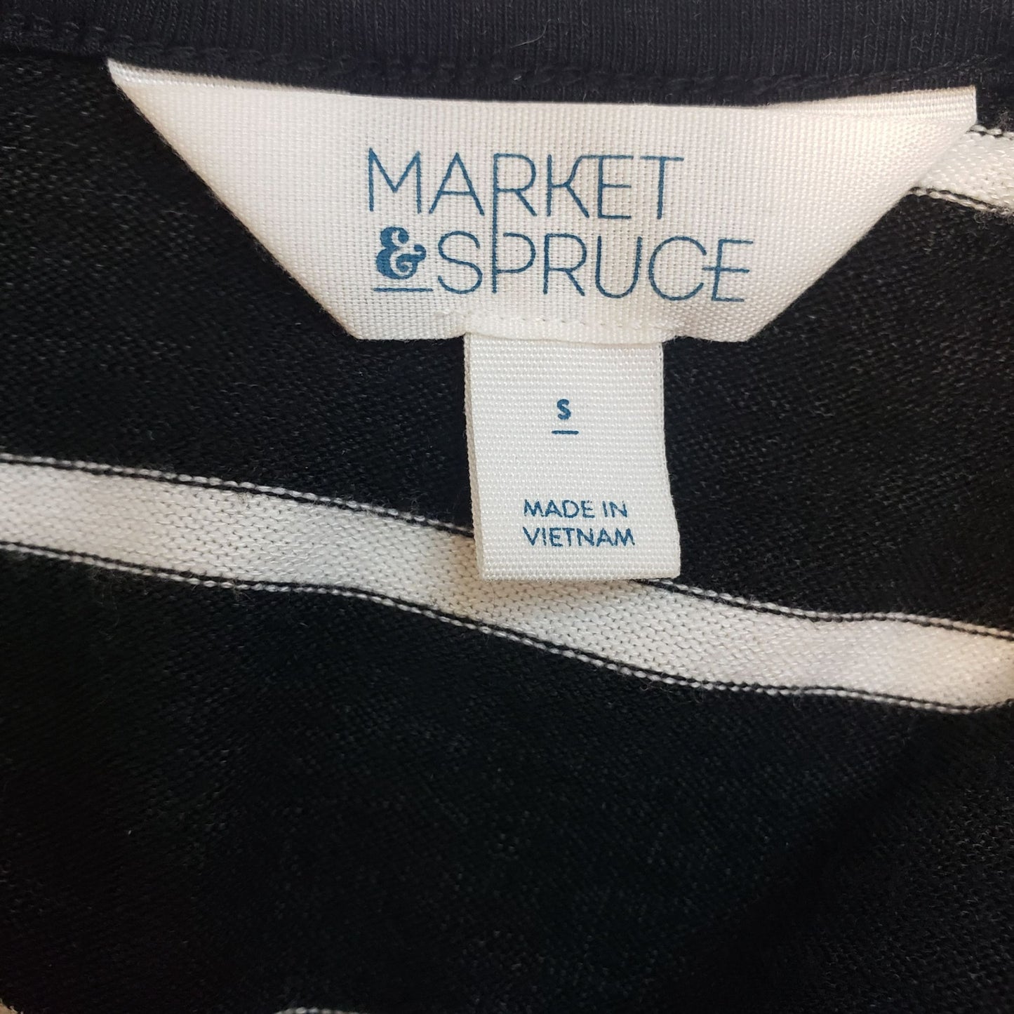 Market & Spruce Britta Striped T-Shirt Mini Dress Size Small