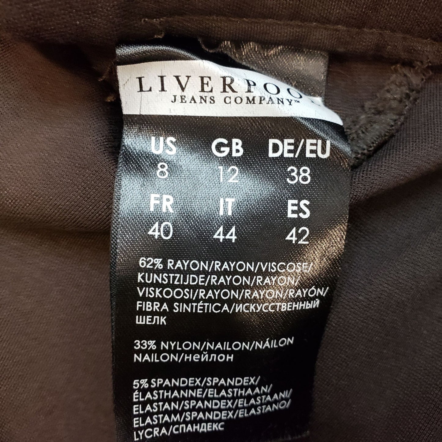 Liverpool Kimberly Pull-On Bootcut Pants Size 8