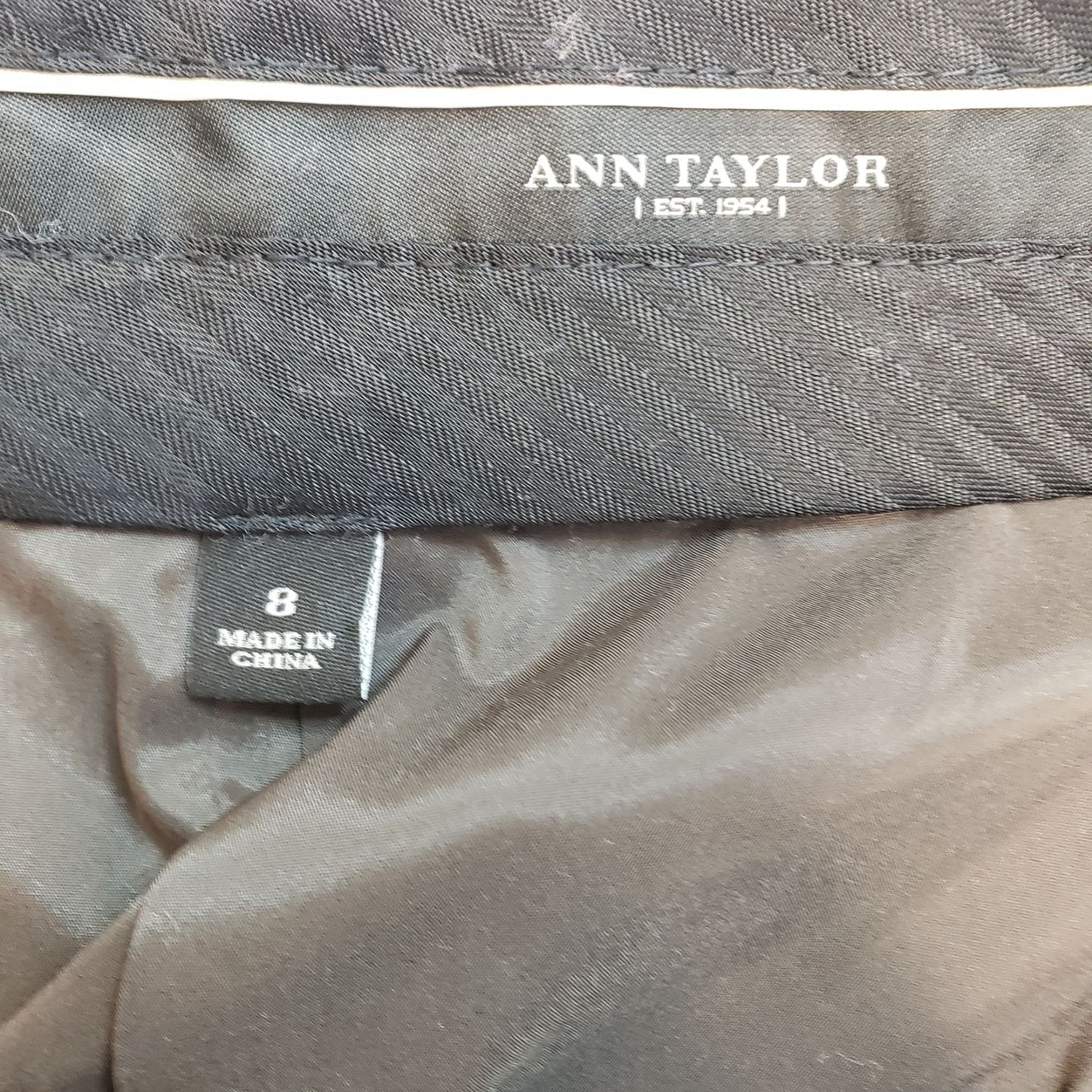 Ann Taylor Wool Blend Flare Trouser Pants Size 8